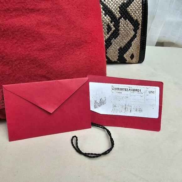 Valentino Garavani Bow Top Handle Bag • Rare Snakeskin Jacquard • Italy - Picture 11 of 16